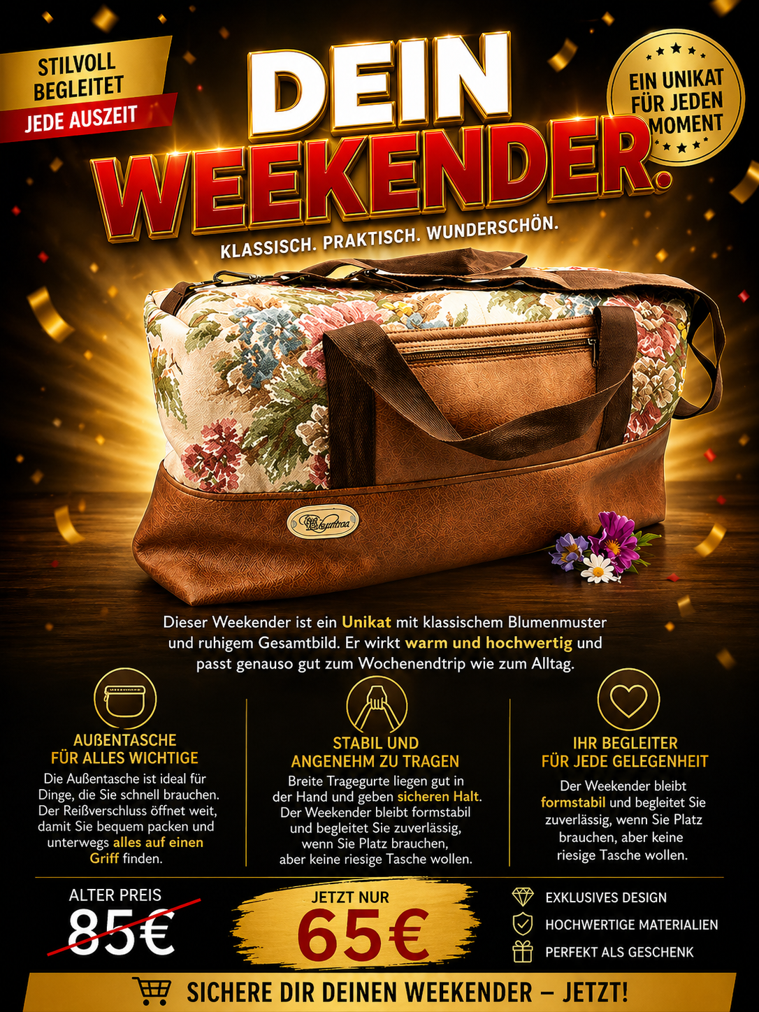 Weekender „Blumen“